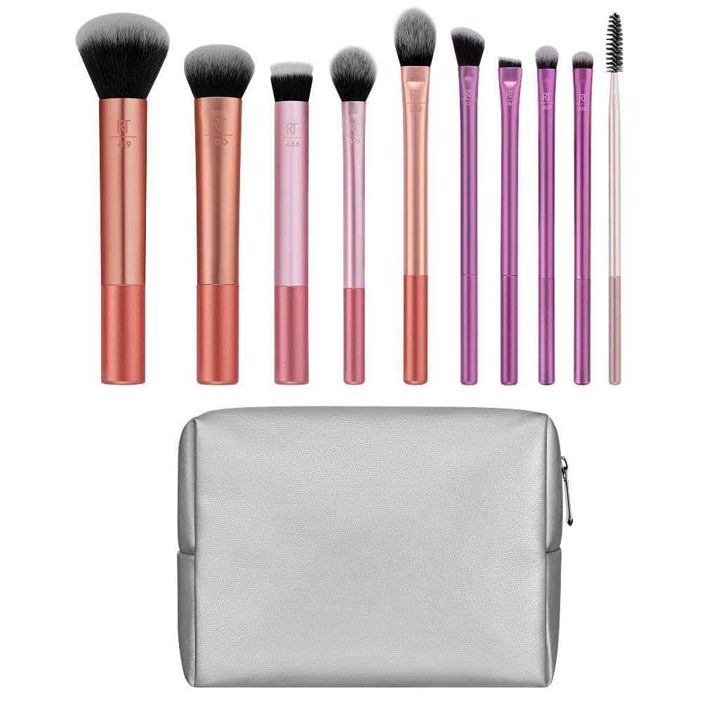 Real Technique 10 Brushes set with Beauty Bag
