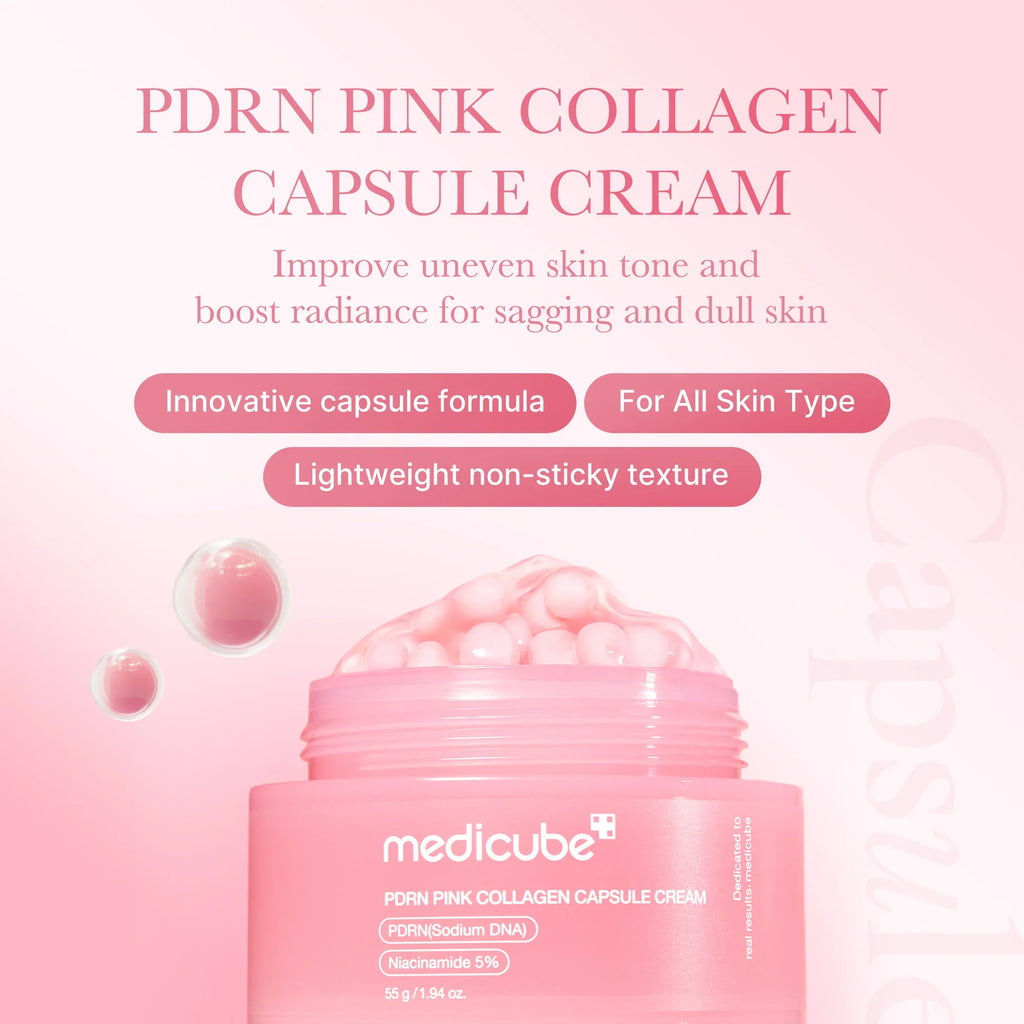 Medicube PDRN Pink Collagen Capsule Cream - Strengthen The Skin Barrier